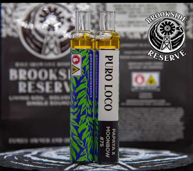 Brookside Reserve Rosin Disposable Puro Loco .5g (hybrid, live rosin disposable)