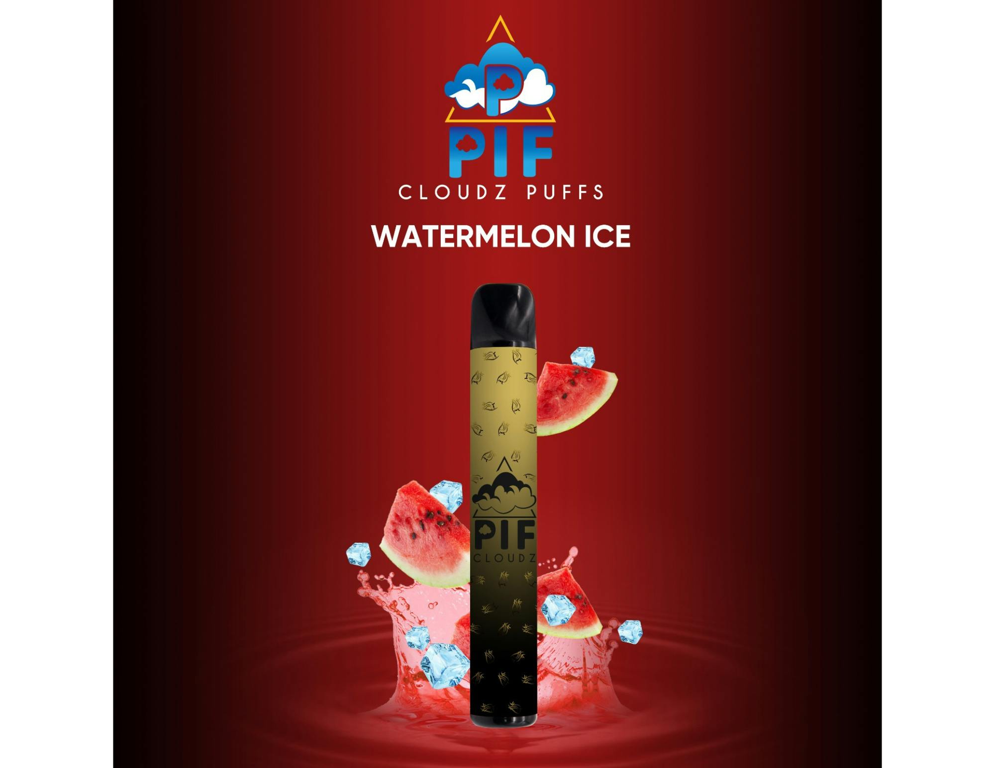 PIF Cloudz Puffs- Watermelon Ice by PIF Cloudz Puffs