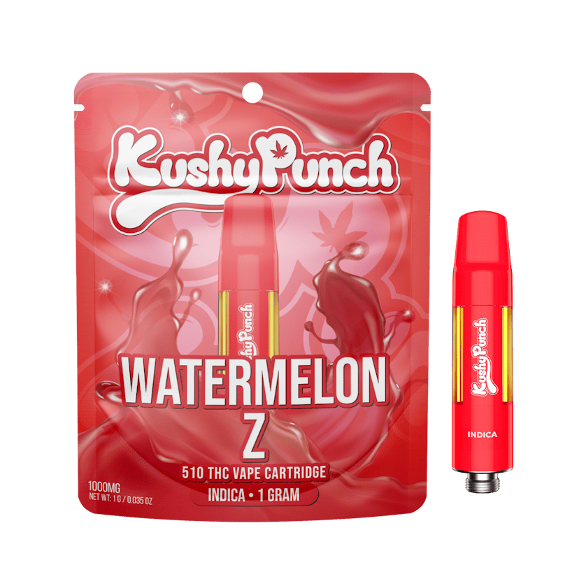 1G Kushy Punch 510 Vape Cart - Watermelon Z