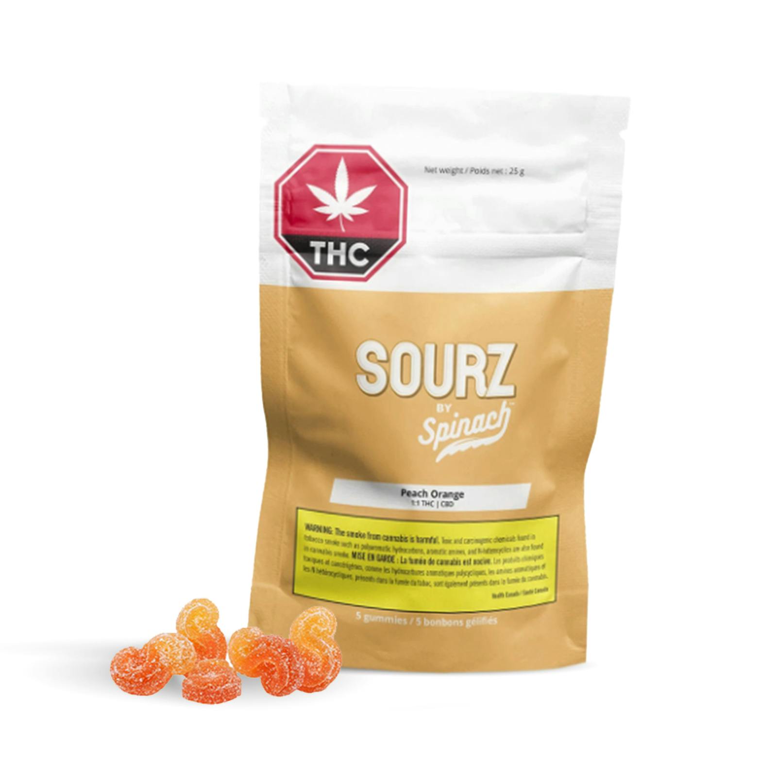 Sourz peach orange 1:1