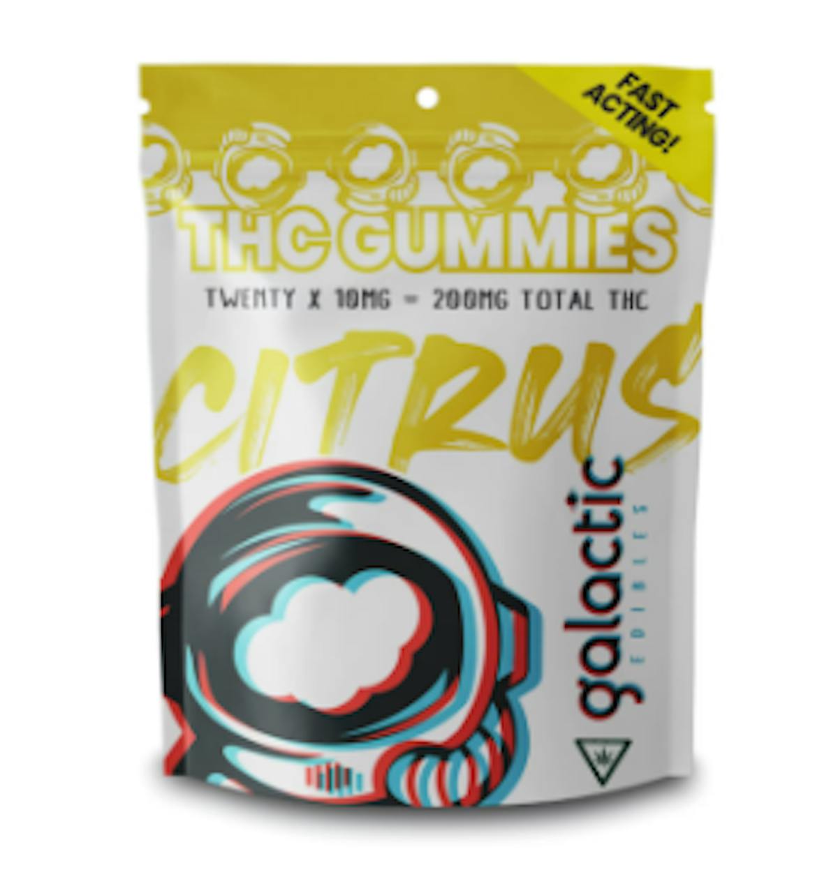 Photo of Galactic Citrus Fast Acting Gummies 100mg 20pk
