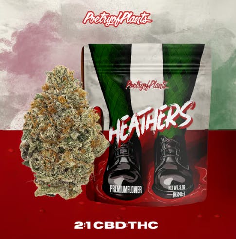 Heathers Flower 3.5g (2:1 CBD:THC)