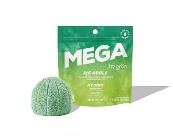 Big Apple Mega | 100mg THC | Infused gummy | Hybrid | Gron