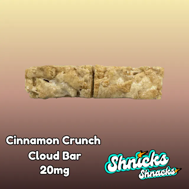 Shnicks Shnacks Cloud Bar Cinnamon Crunch 20mg (hybrid, baked goods, 1g)