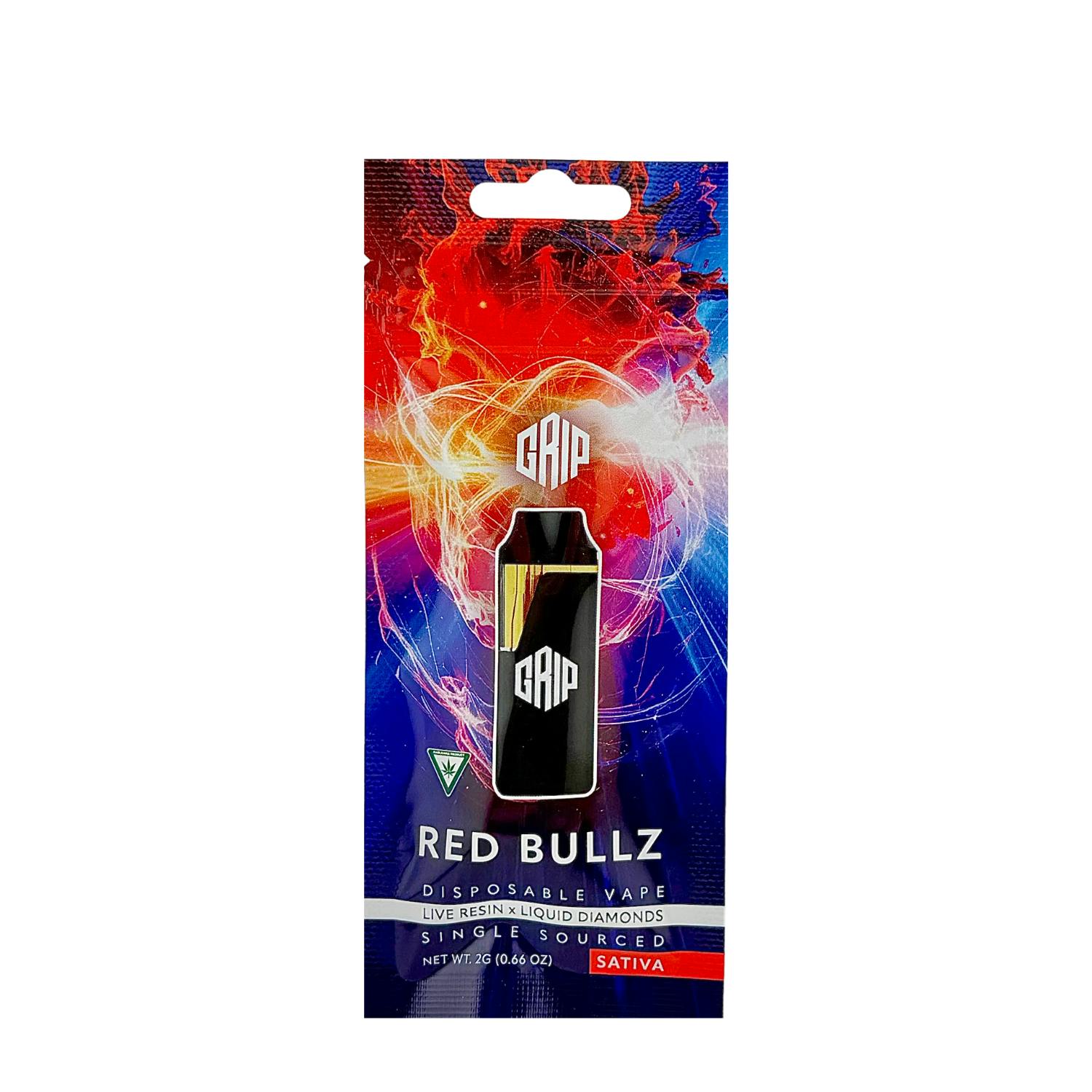 Grip - Disposable Vape - - **RED BULLZ** (2/$24)