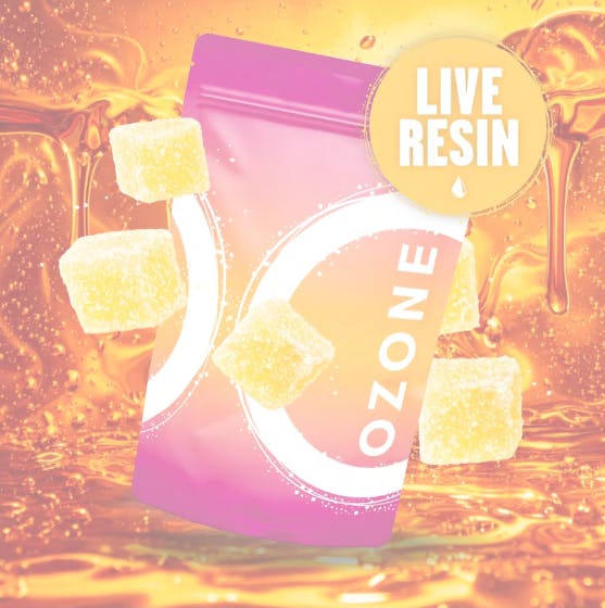 Product Ozone | Peach Passionfruit | Live Resin Soft Chews | 100mg
