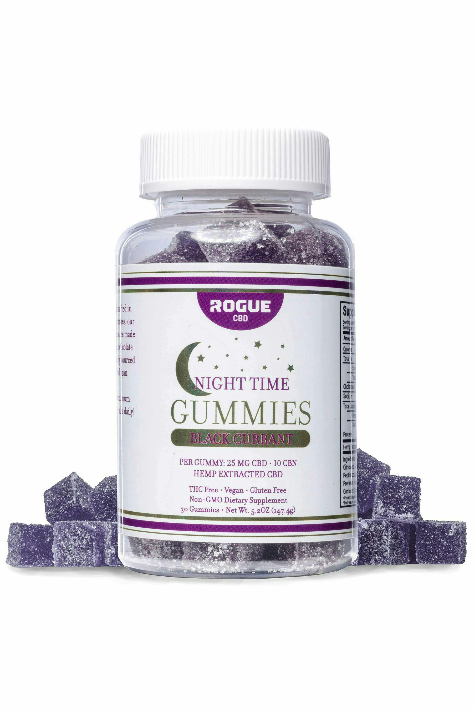 Product: ROGUE CHEM | BLACK CURRANT - CBD/CBN GUMMIES | 25MG