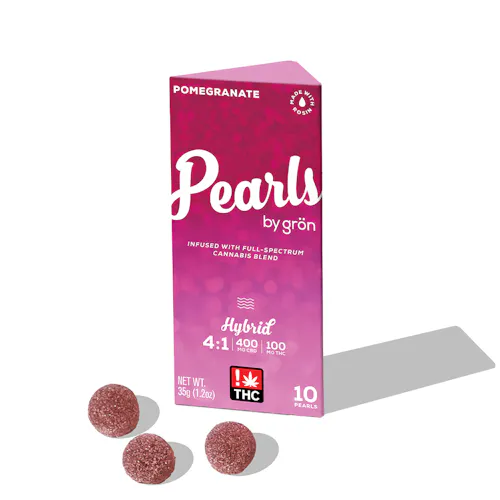 4:1 Pomegranate Pearls – CBD/THC – Hybrid-active