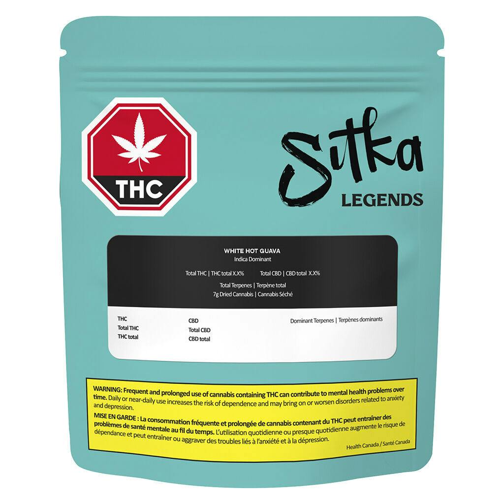 Sitka legends - white hot guava