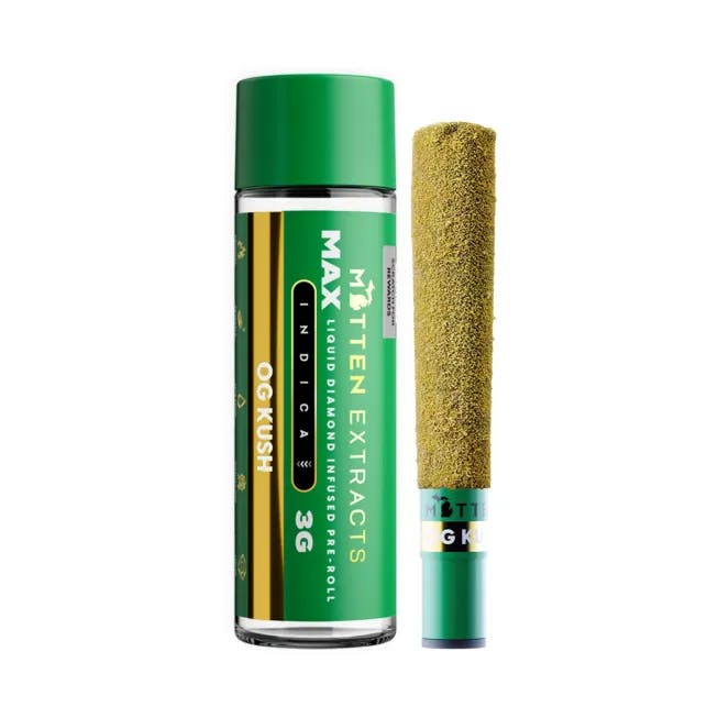 Mitten Extracts - 3g Infused Preroll - OG Kush (I)