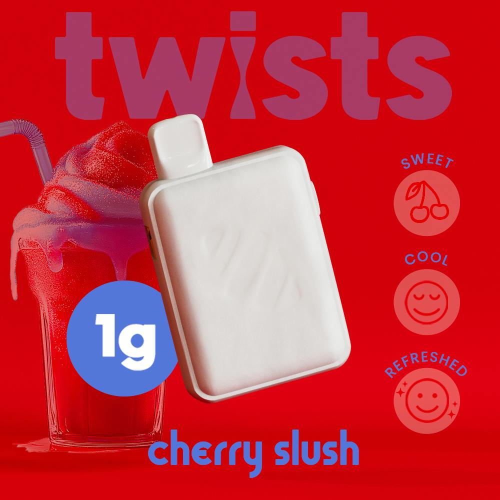 cherry slush vape juice Flavor – Twists AIO (1g) 1g Vaporizers Flavor:Nectarine Silverback Juice Co. Element Vape Giftly Beat the heat
