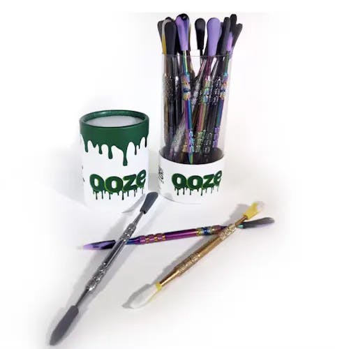 OOZE | Dab Tool w/ Silicone Sleeve | Mixed Colors