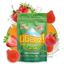 OGeez Strawberries & Cream Edibles