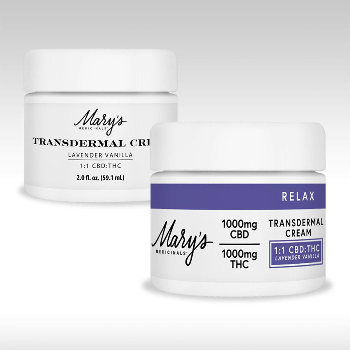 Product: Mary's Medicinals | Transdermal Cream - Lavender - 2oz, 1:1, 1000mg