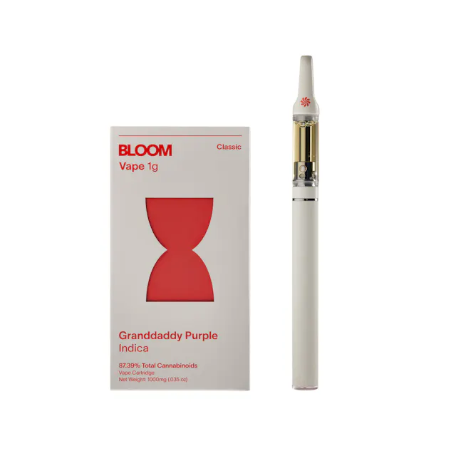 Bloom Classic Cart Grandaddy Purple 1g (indica, cartridges)