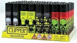 Clipper Lighters - Classic Large - Skull