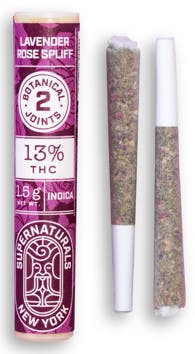 Supernaturals Botanical Pre-Rolls | .75g Each 2 Pack | Lavender Rose