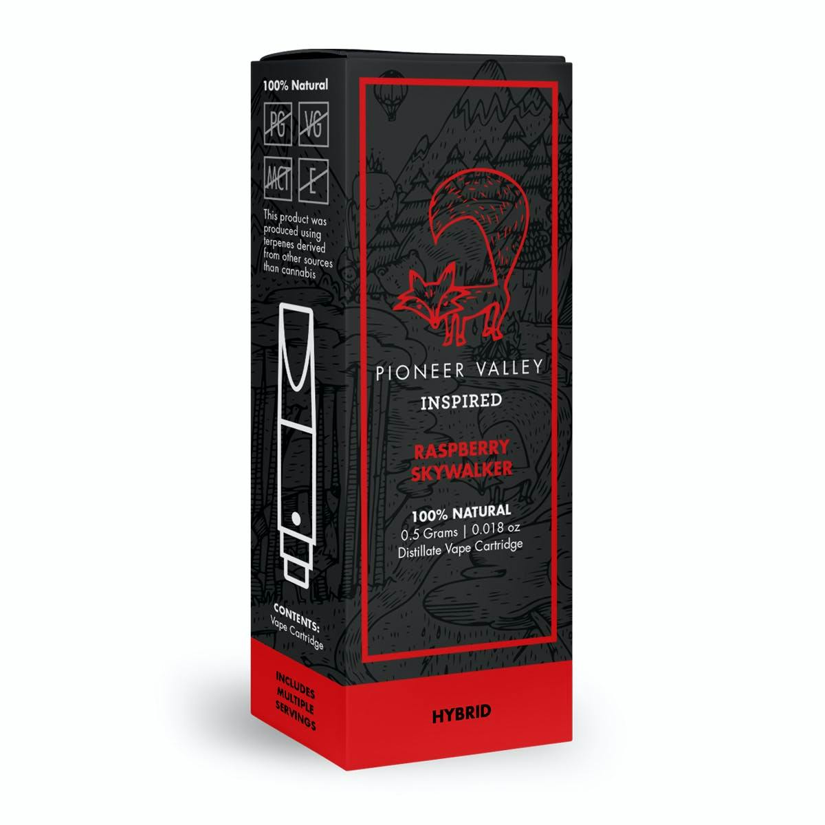 Pioneer Valley Raspberry Skywalker OG | 1g Cartridge - Redi