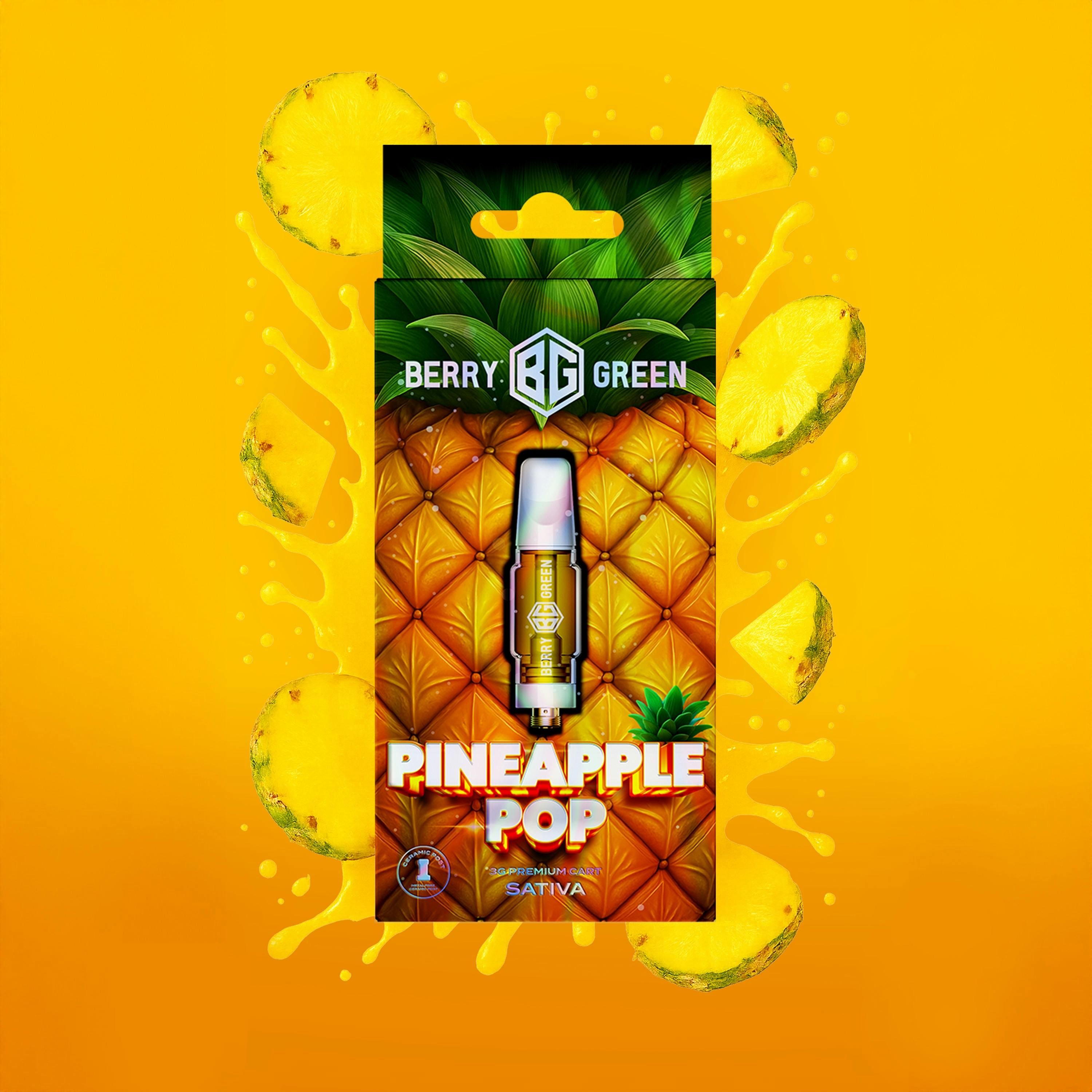 Berry Green - 3g Cart - Pineapple Pop