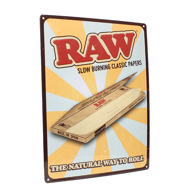 RAW | Retro Tin Sign