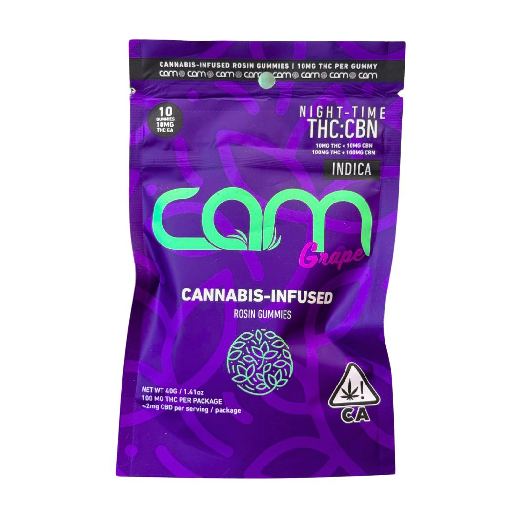 GRAPE ROSIN GUMMIES (1:1 THC:CBN)