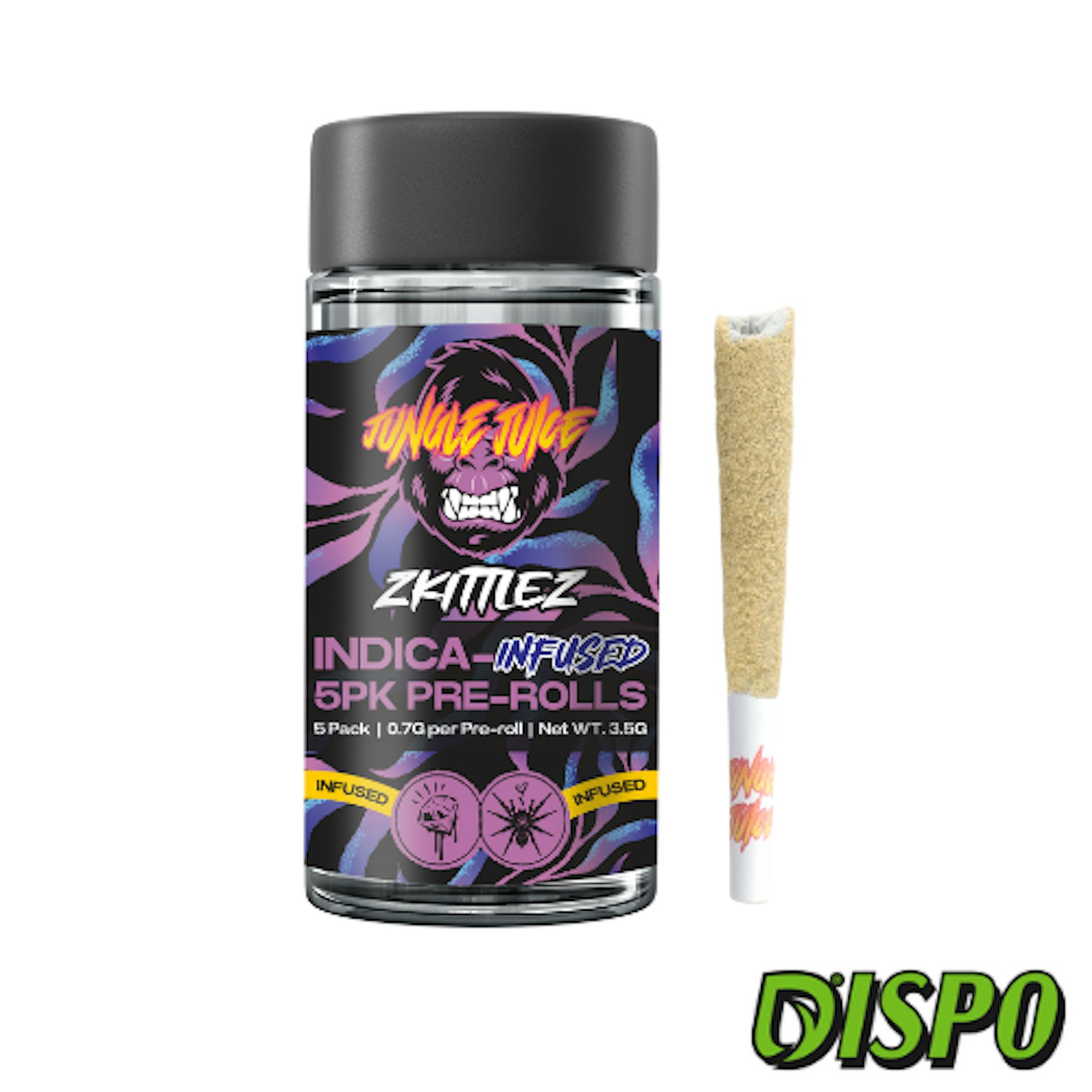 Jungle Juice - Pineapple Express 5pk Infused Pre-Rolls