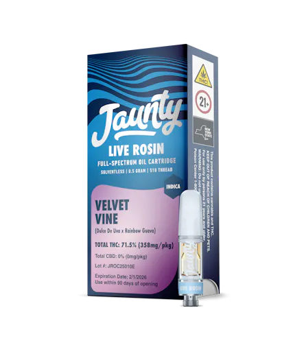 Jaunty | Velvet Vine Live Rosin | .5G Cartridge-1
