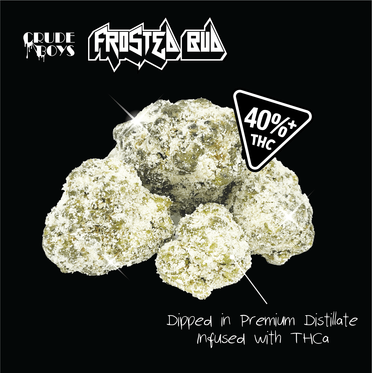 Product: Crude Boys | Frosted Bud - 3.5g - Apple Banana Candy