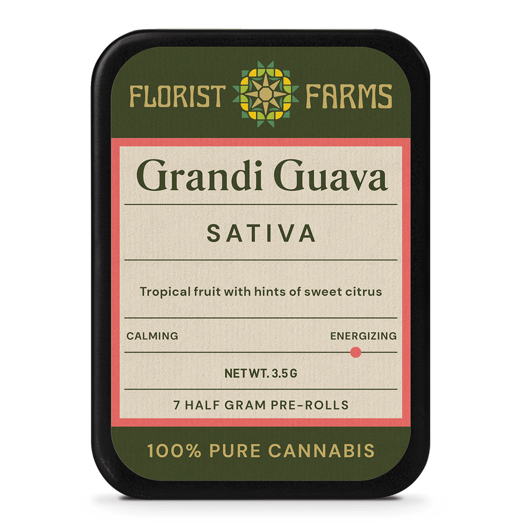 Grandi Guava | 1/2 Gram Joints | 7pk by Florist Farms