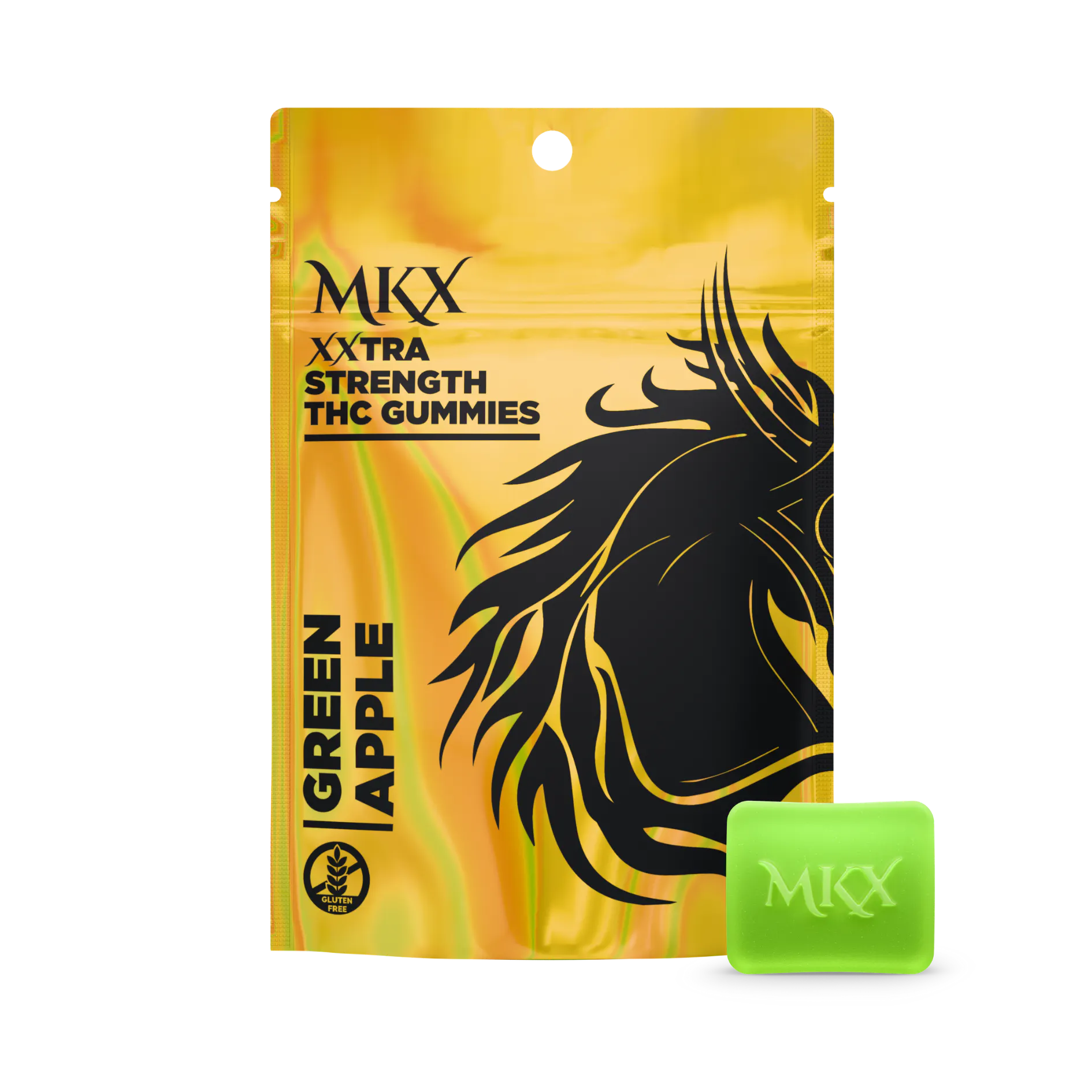 MKX Gummies 200mg - GREEN APPLE | Vibe - Inkster