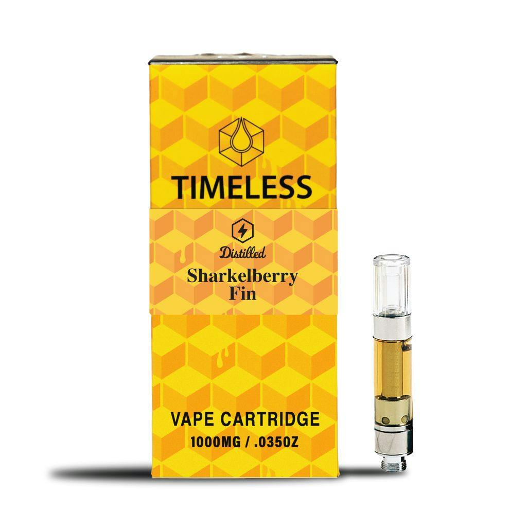 Timeless Vape Sharkelberry Fin Cartridge 0.5g GDF Joplin