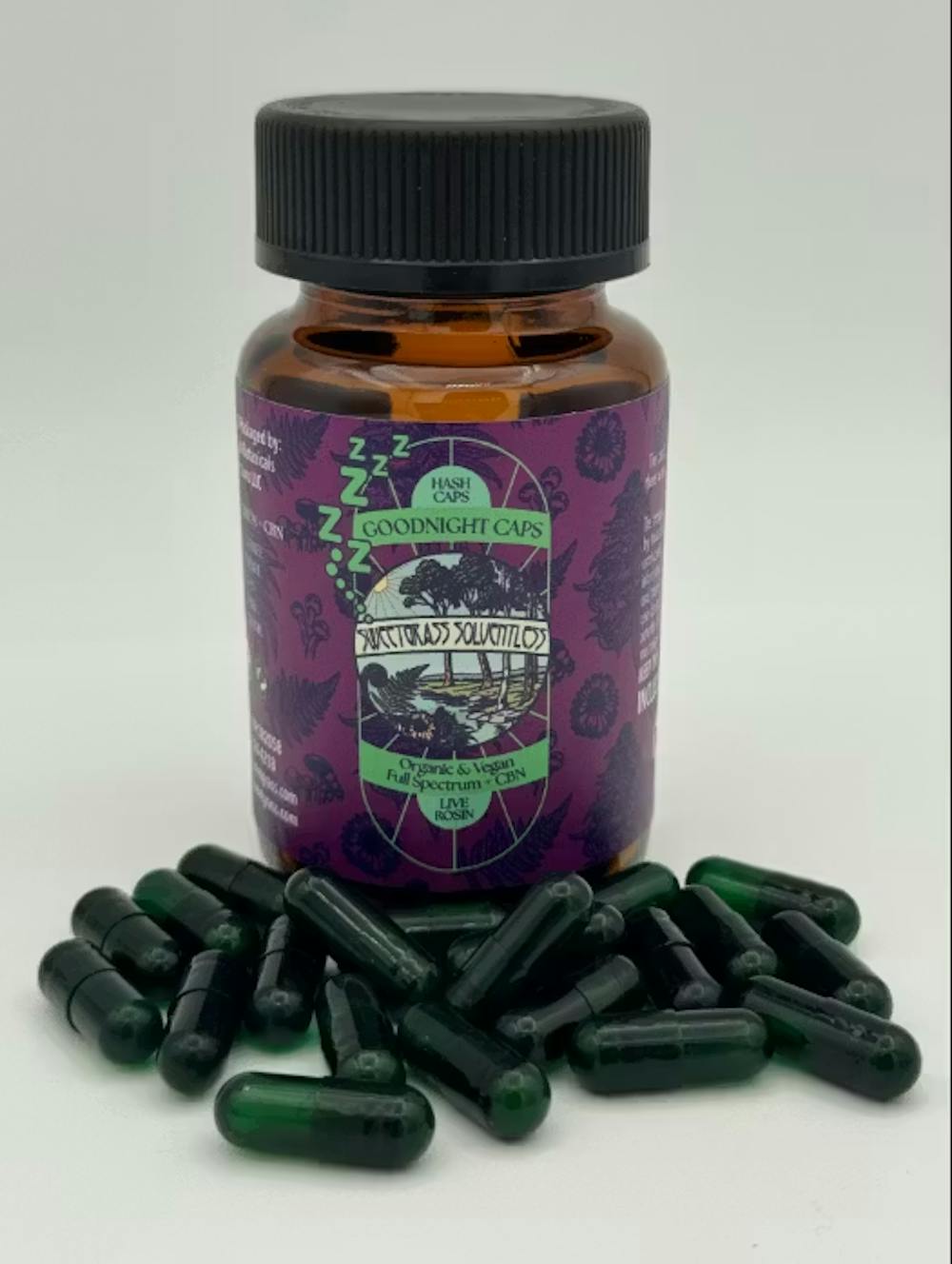 Product Sweetgrass Botanicals | Hash Caps | THC/CBN | 20pk/5mg