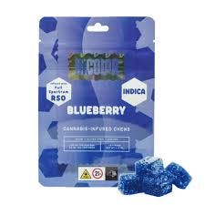 HiColor RSO Chews Blueberry (Indica) 10mg