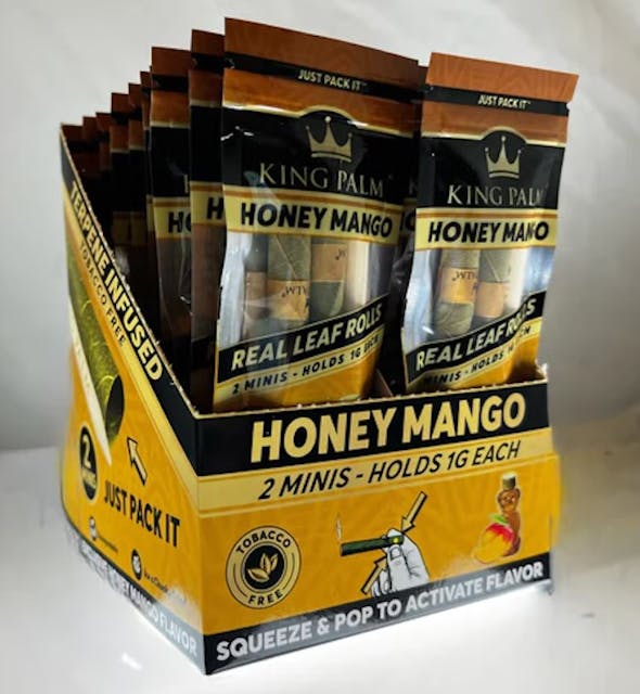 King Palm - Honey Mango - Mini Blunt Wrap 2pk - Image 2