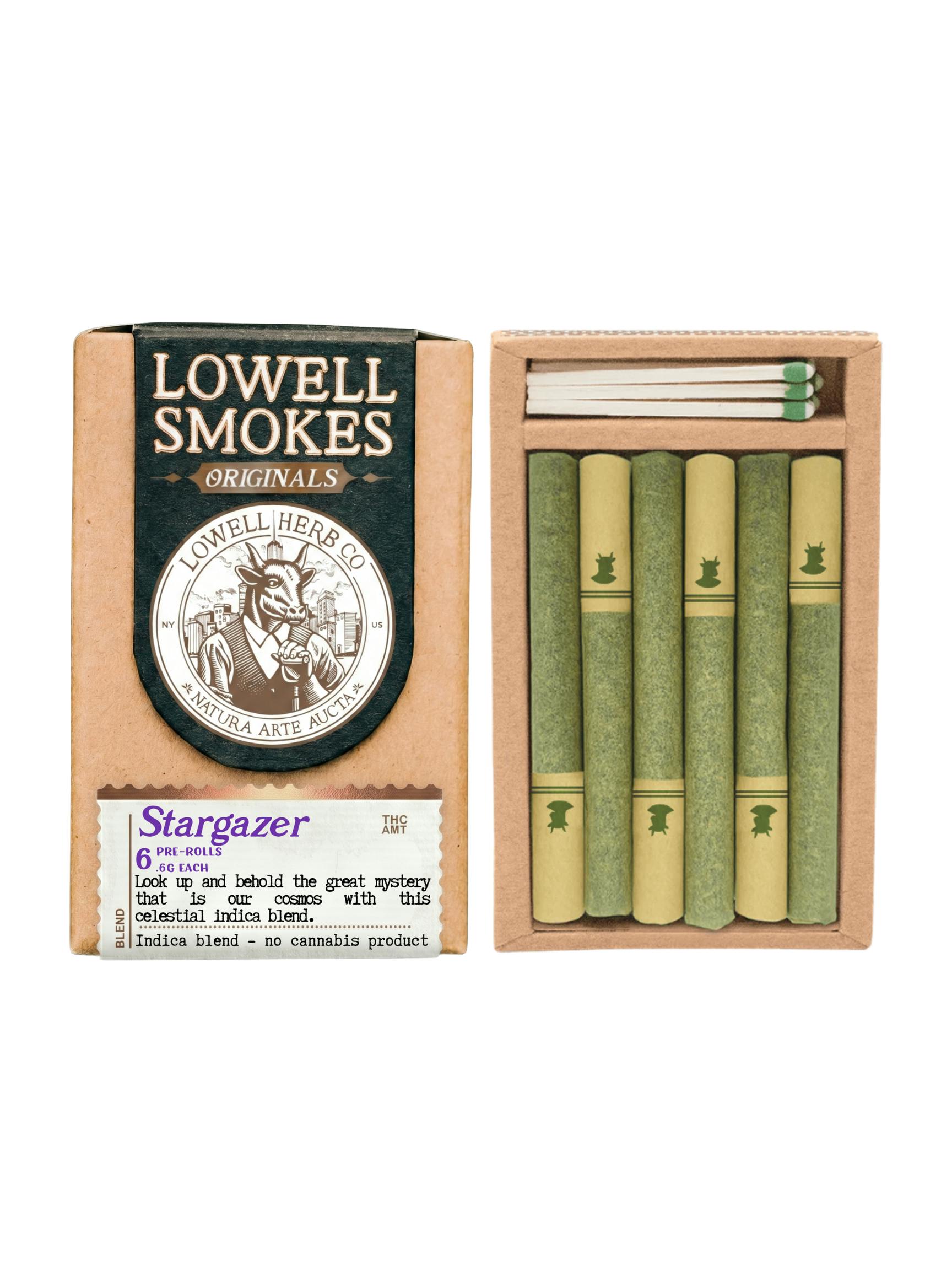 Product Lowell Smokes - Stargazer 6pk - 3.6g - Preroll Pack