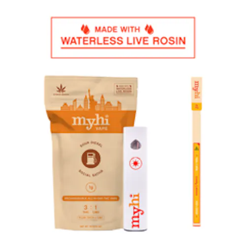 Holiday Bundle – Strain Series Sour Diesel AIO (1g) + 1 Lemon Single Beverage Stir STIK-1
