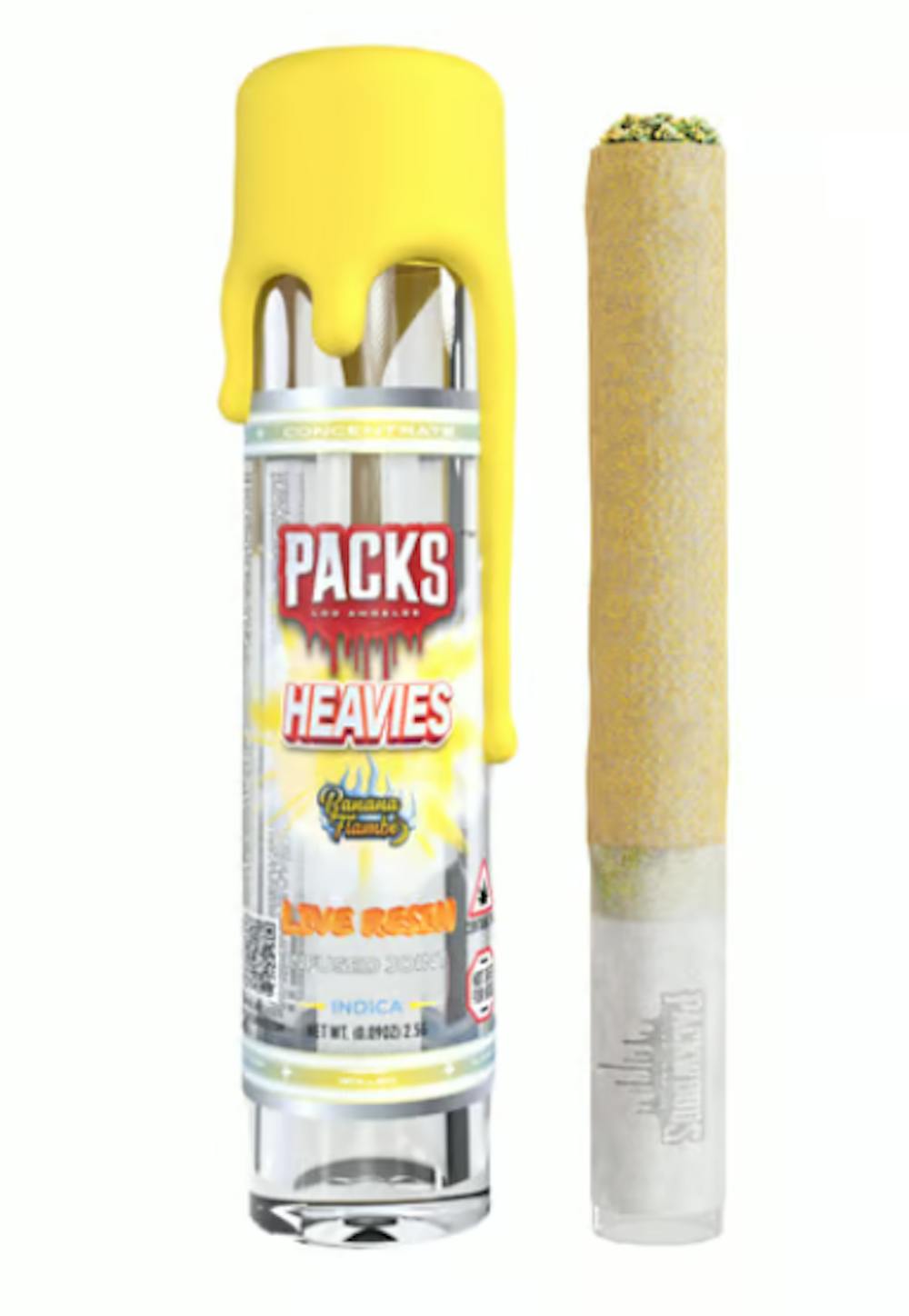 Product Packs Heavies | Banana Flambe | Infused Preroll | 2.5g