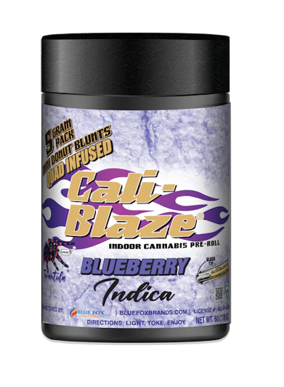 Cali-Blaze - 5-Pack 1g Infused Donut Blunts - Blueberry
