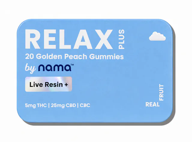 Nama Live Resin Gummies Relax 20pk/100mg (indica, 0.28g)