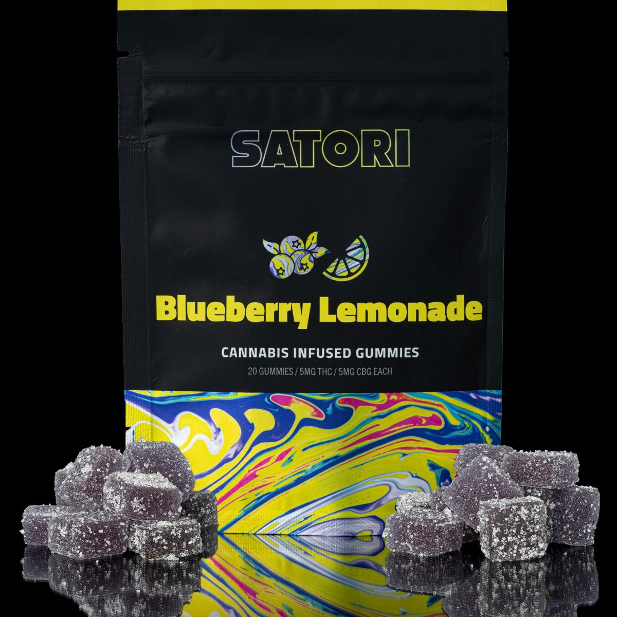 Image of Blueberry Lemonade 1:1 | 100mg 20pk Gummies