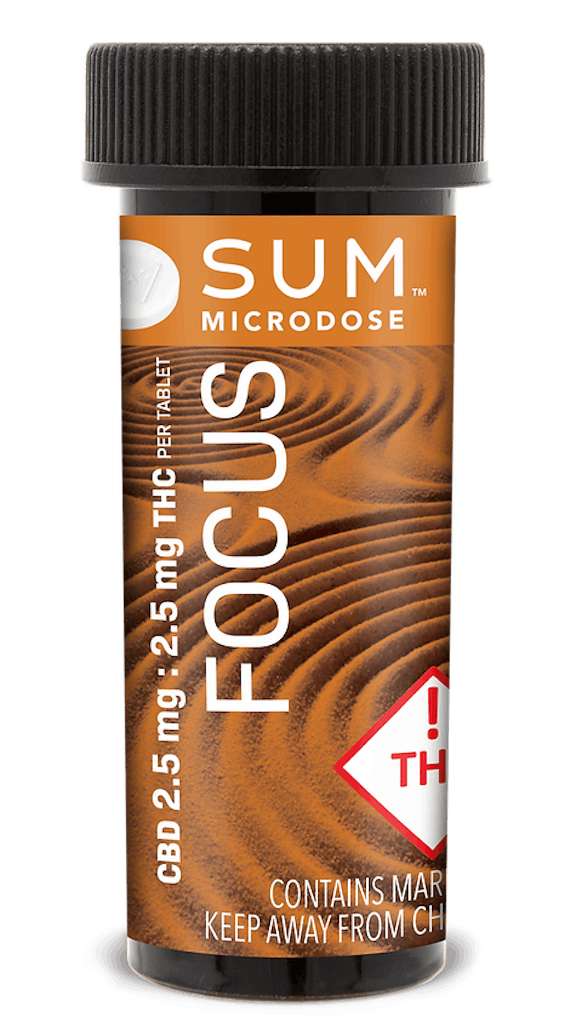 Photo of SUM – Sublingual Tablets – Focus (1:1) (CBD:THC) 100mg