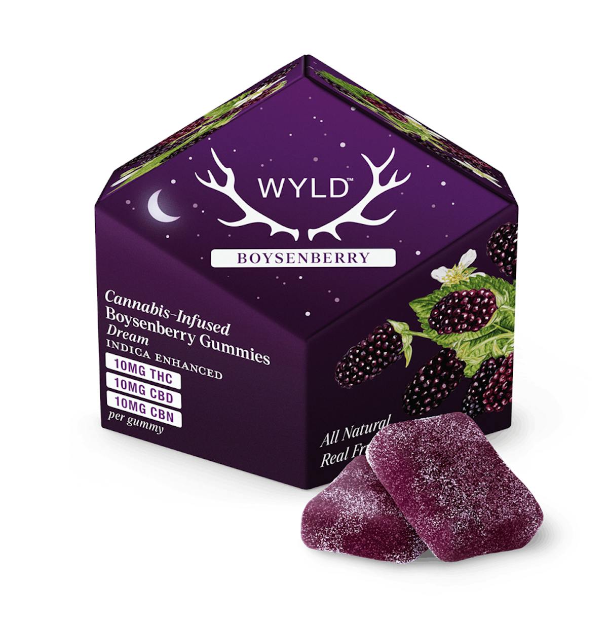 Photo of Wyld | Boysenberry | 1:1:1 Gummy 10PK