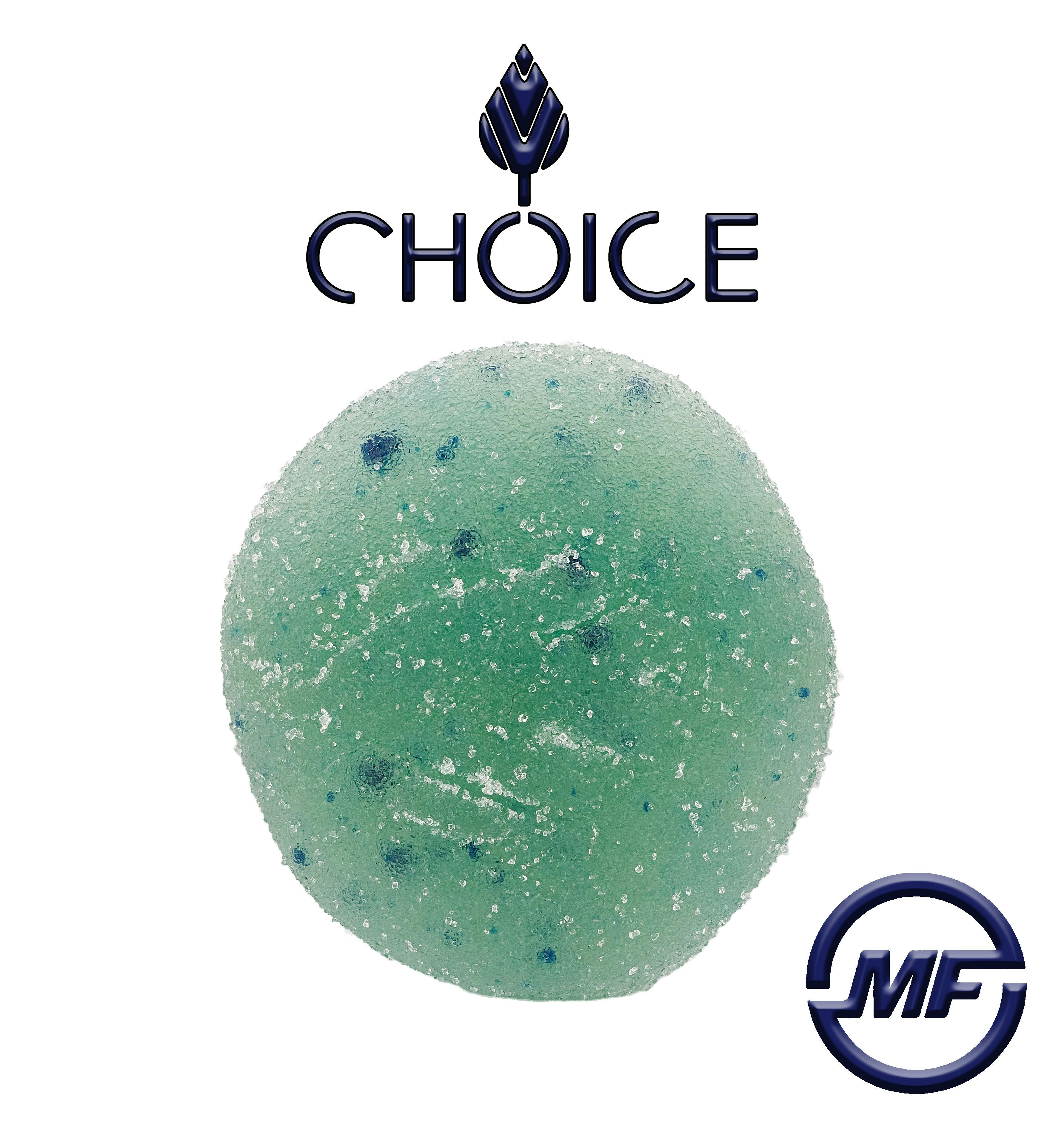 Choice | Super Sour Blue Razz Chews | 200mg at Michigan's Finest