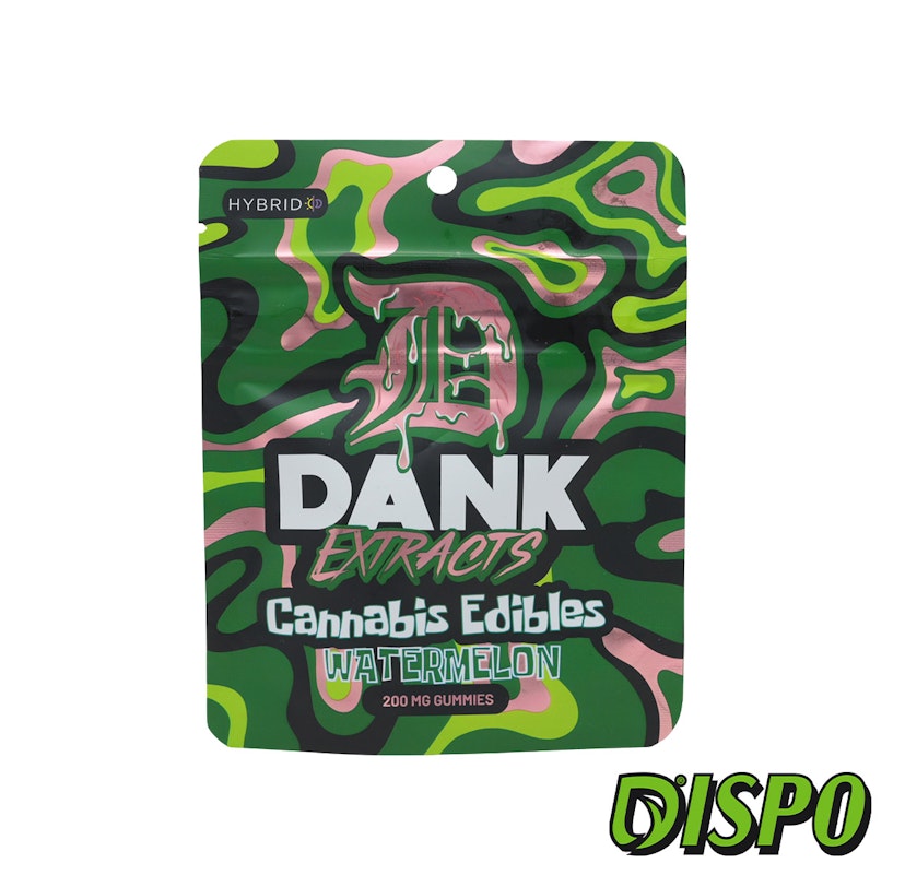 Dank Extracts - Watermelon 4x50mg Gummies