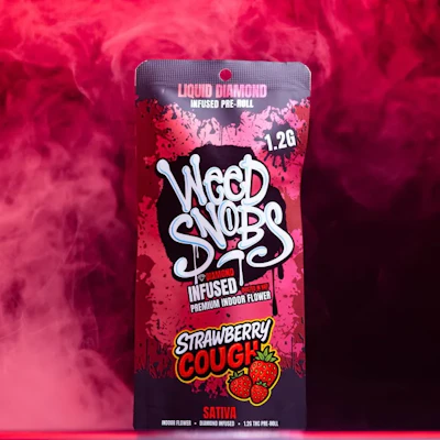Weed Snobs - 1.2g Liquid Diamond Infused Preroll - Strawberry Cough