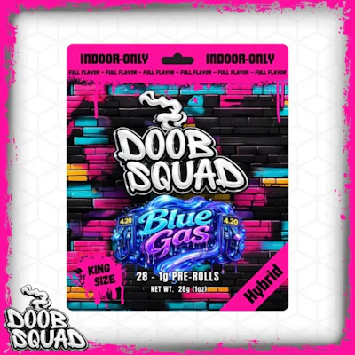 Doob Squad - 28-Pack 1g Prerolls - Blue Gas - PRE_ROLLS by Doob Squad at King of Budz