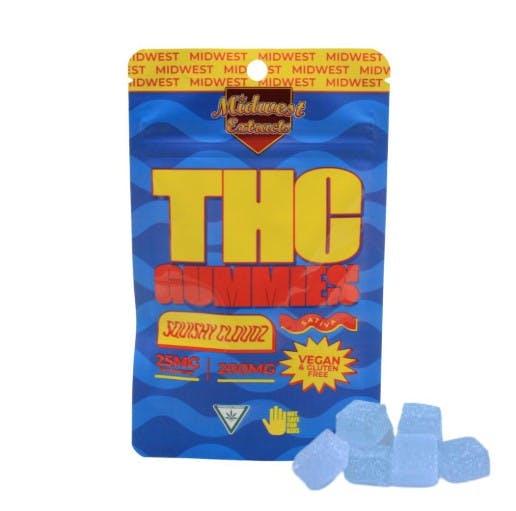 Product: MIDWEST EXTRACTS | SQUISHY CLOUDZ GUMMIES - 8PK | 200MG