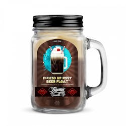 12oz Glass Mason Jar Candle - F*#k3d Up Root Beer Float