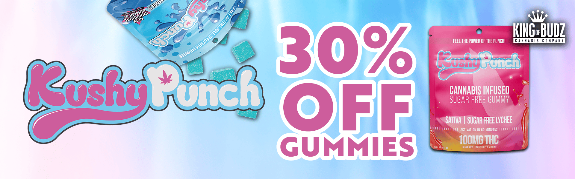Kushy Punch - Gummies - 30 Percent OFF
