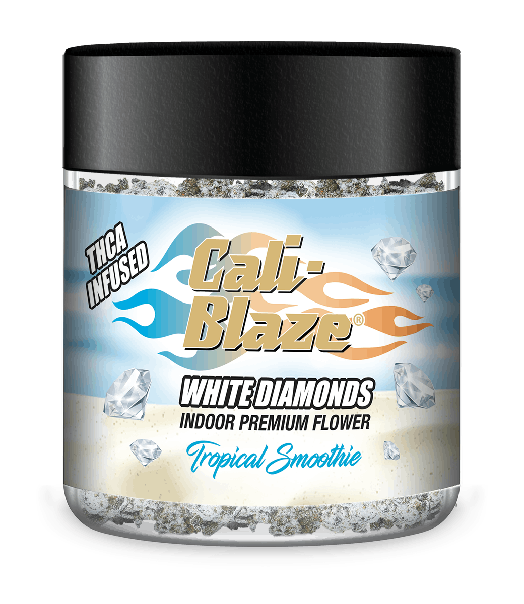 Product: Cali-Blaze | Tropical Smoothie | White Diamonds Infused Flower - 3.5g